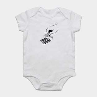 Rubber Stamp Art Rocks Baby Bodysuit